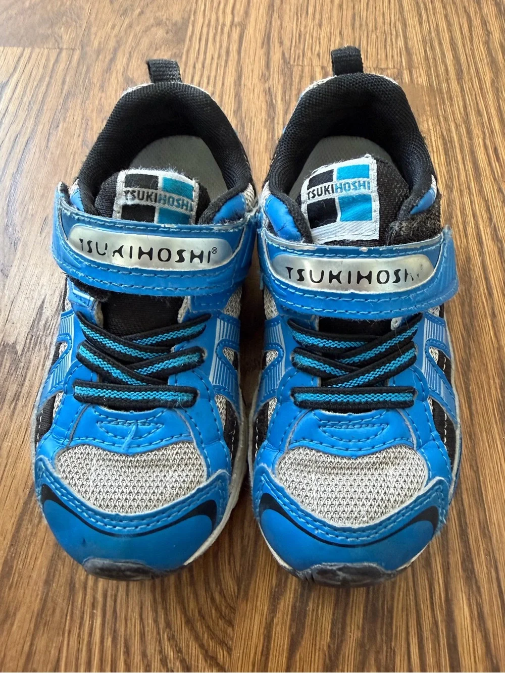 Tsukihoshi Storm sneakers in Blue, toddler size 9